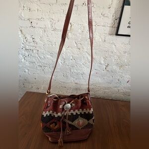 Vintage T. Capelli kilim purse